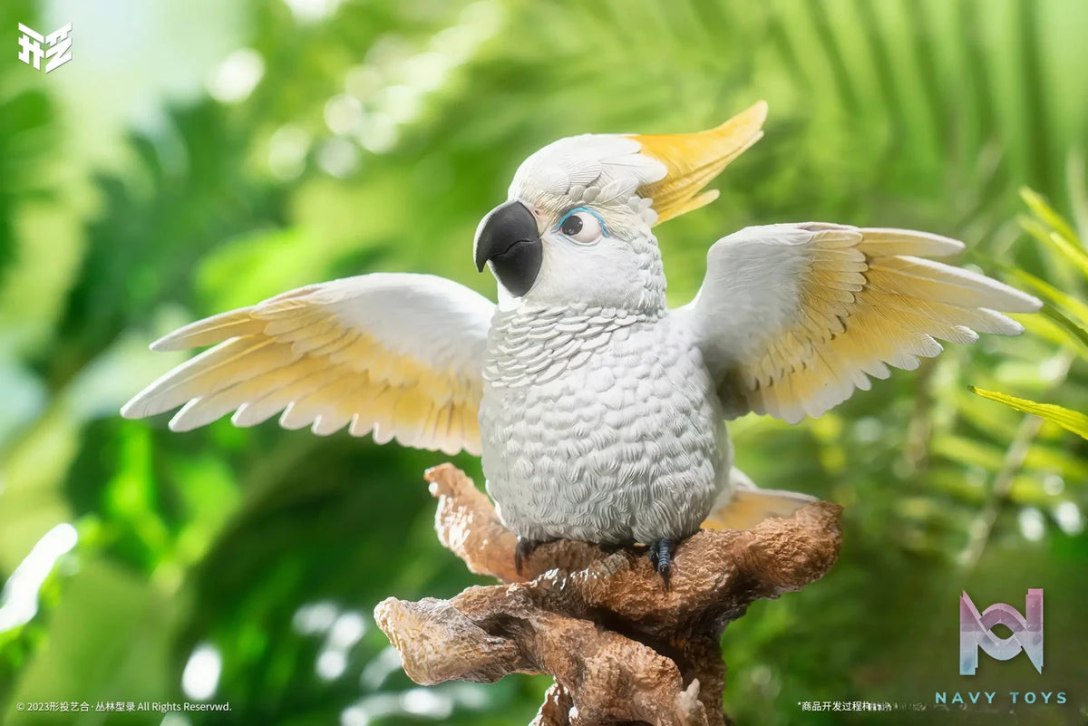 Xing Tou Yi He Studio – Jungle Catalog 003 Cacatua galerita Sulphur-crested Cockatoo Bromel (Licensed)
