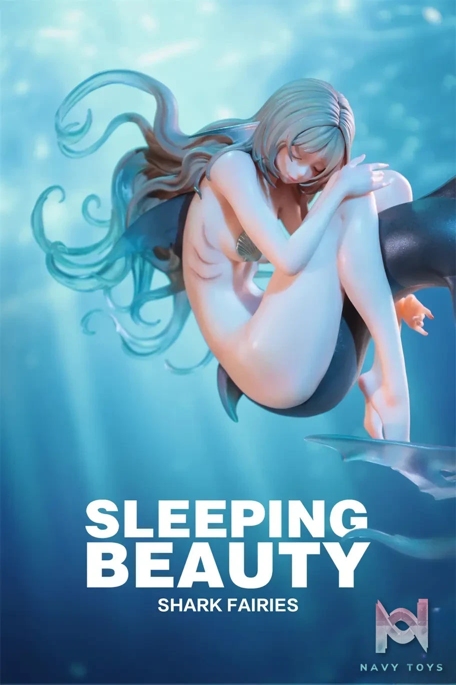 WeArtDoing Studio – Sleeping Beauty-Shark Fairies-Black Fin X Silver Fin (Licensed)