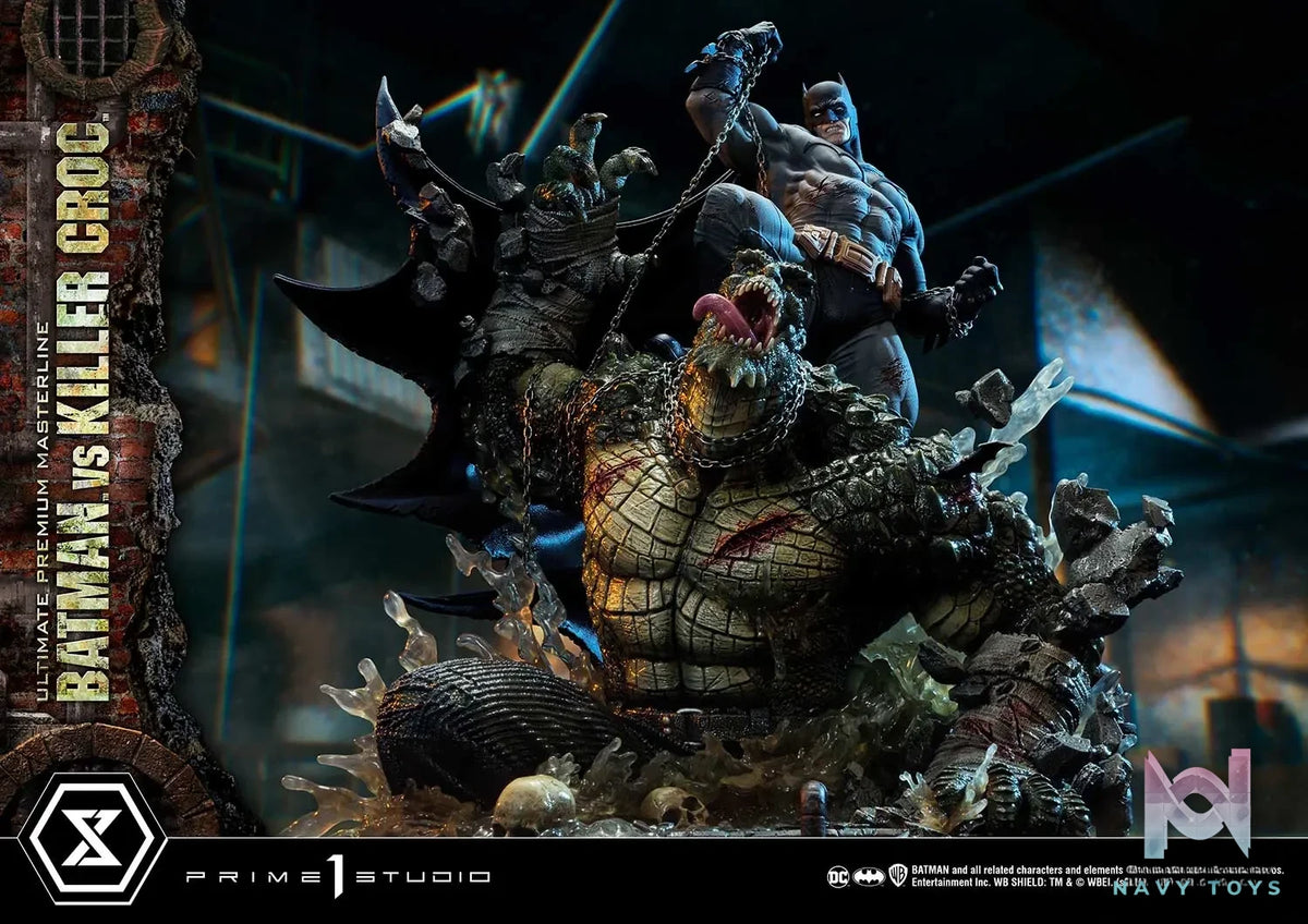 Prime 1 Studio – Ultimate Premium Masterline Batman (Comics) Batman Versus Killer Croc UPMDC-07 UPMDC-07DX UPMDC-07DXS (Licensed)