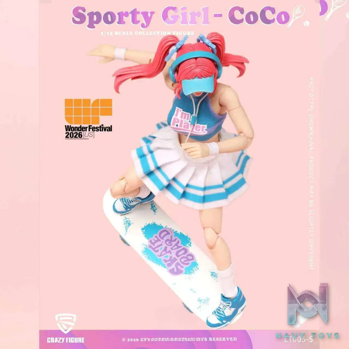 Crazy Figure – 1/12 Sports Girl Coco Action Figure (Licensed)