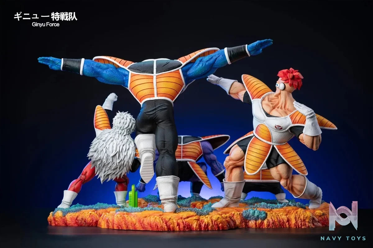 Bao Zi A Studio - Dragon Ball 03 Ginyu Force Ginyu & Recoome & Burter & Jeice & Guldo resin statue Navy Toys anime figure
