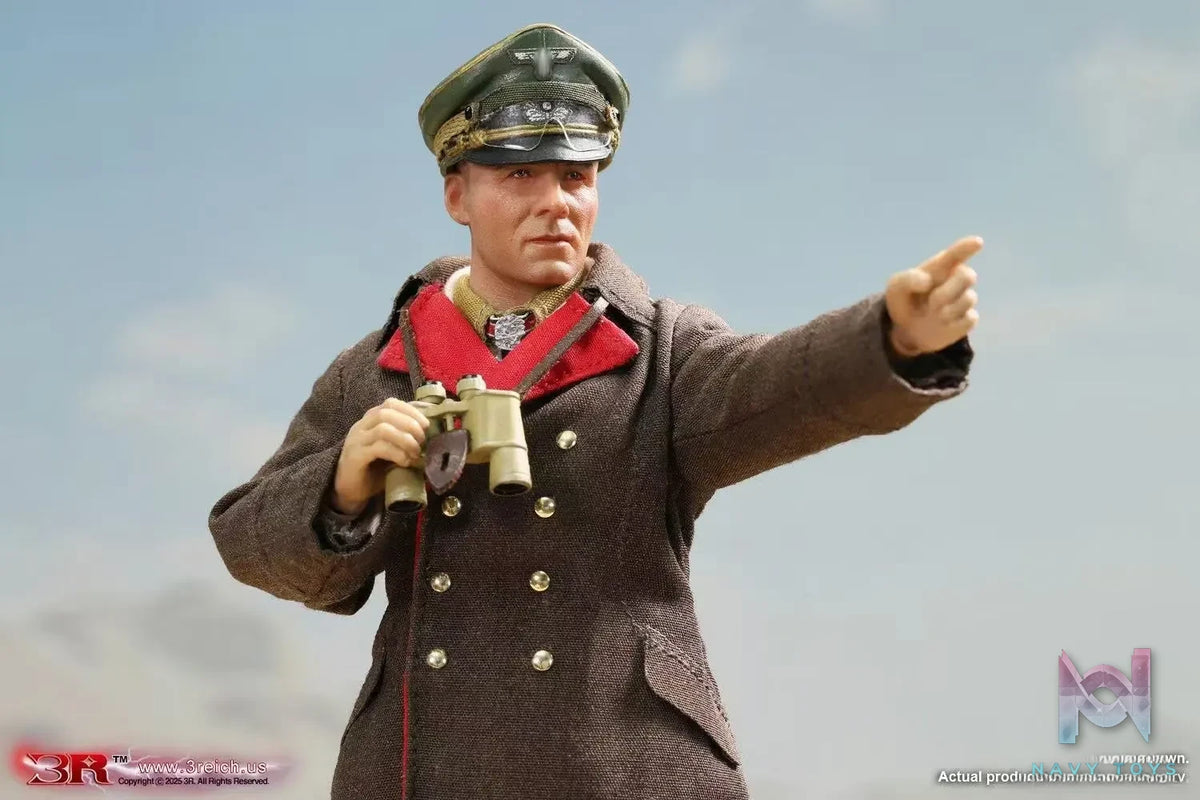 3R Studio – 1/12 Army Field Marshal Desert Fox Rommel Articulated Action Figure TG80004