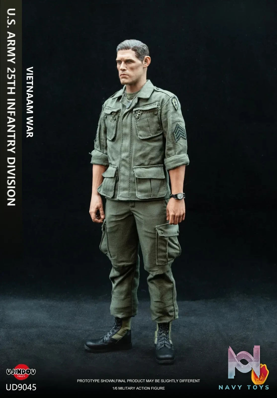 UJINDOU – U.S. ARMY 25TH INFANTRY DIVISION 1/6 VIETNAM WAR NO.UD9045 (Licensed)