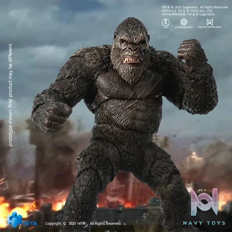 Hiya Toys – EXQUISITE BASIC series Godzilla vs. Kong Kong 2.0 Action Figure (Licensed)