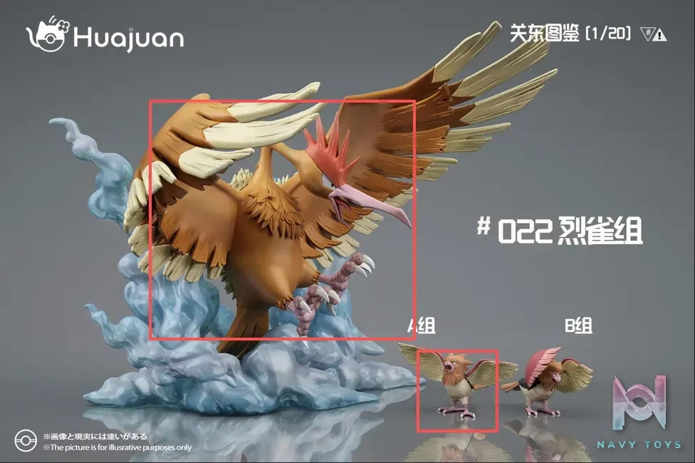 Huajuan Studio – Spearow Evolution Set Pokémon