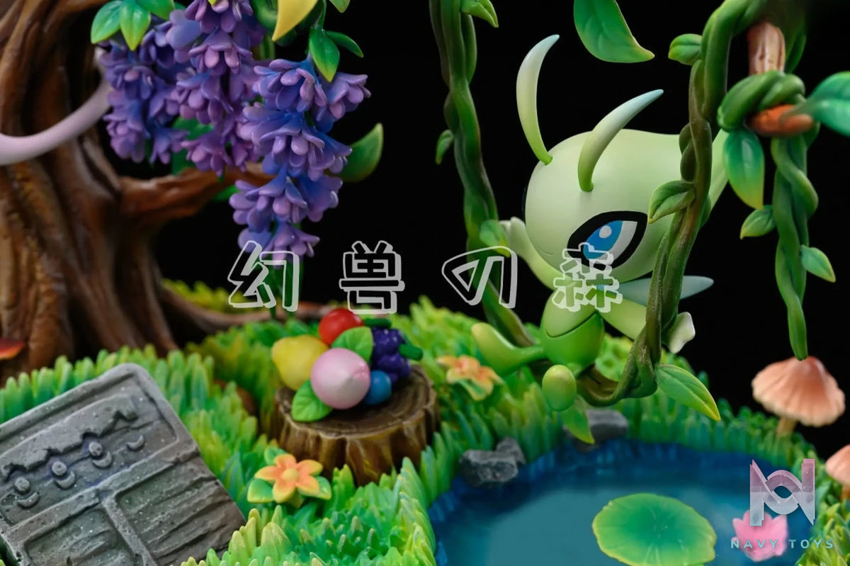 DM Studio – Mystical Forest Mew Celebi And Jirachi