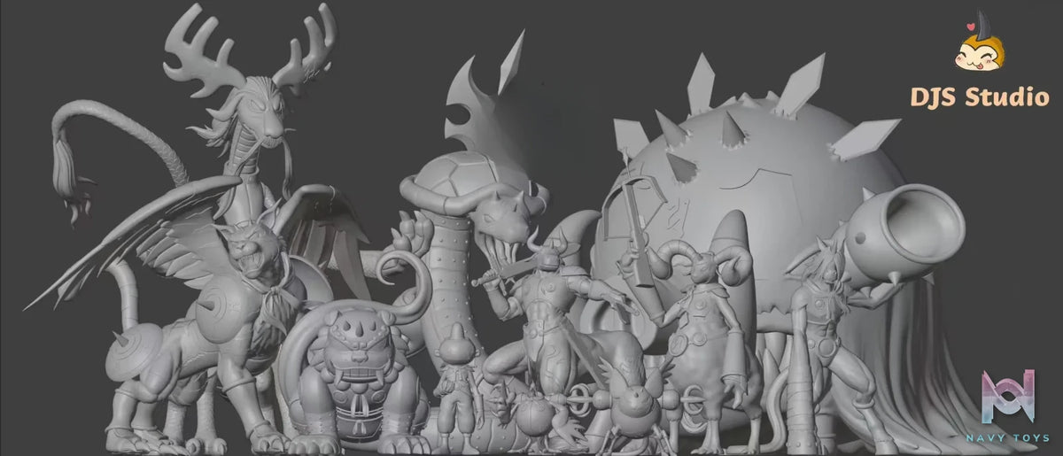DJS Studio – Vikaralamon X Majiramon X Kumbhiramon Digimon