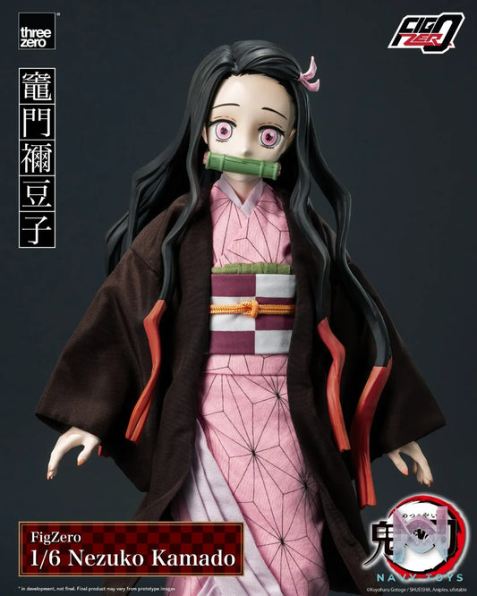 Threezero – Demon Slayer: Kimetsu no Yaiba FigZero 1/6 Nezuko Kamado 3Z06680W0 (Licensed)