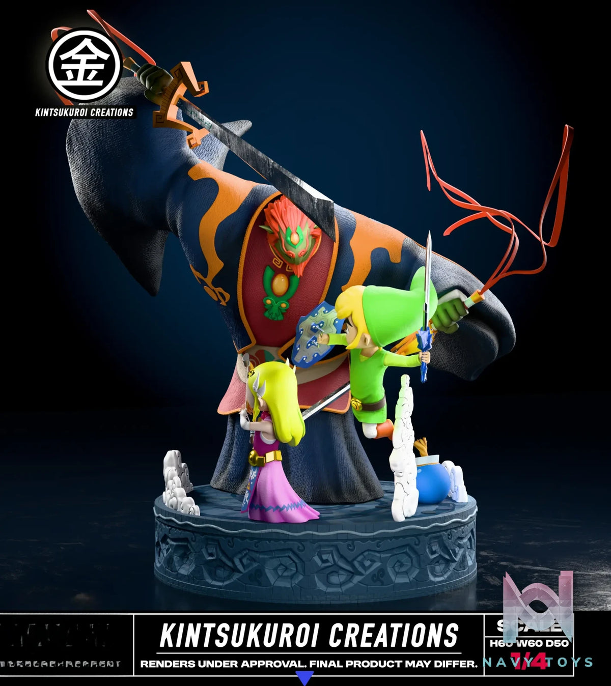 KINTSUKUROI CREATIONS – WIND WAKER FINAL BATTLE DIORAMA