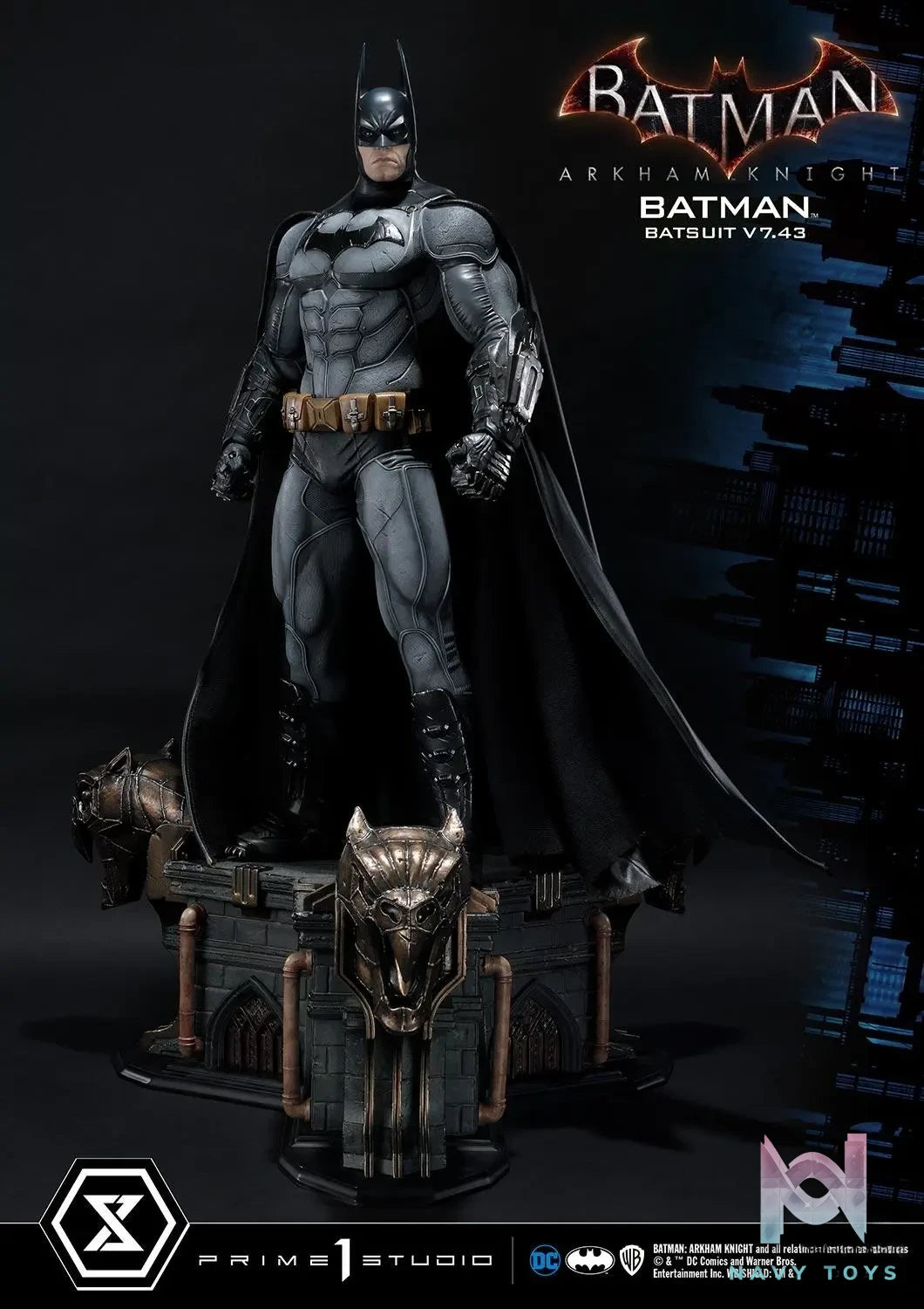 Prime 1 Studio – Museum Masterline Batman: Arkham Knight Batman Batsuit V7.43 MMDC-45 MMDC-45EX(Licensed)