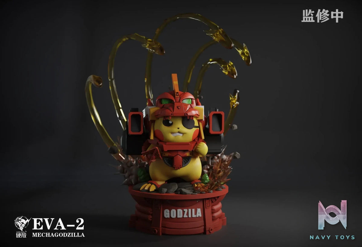 Hard Shell Studio – Pokemon Mecha Godzilla Pikachu