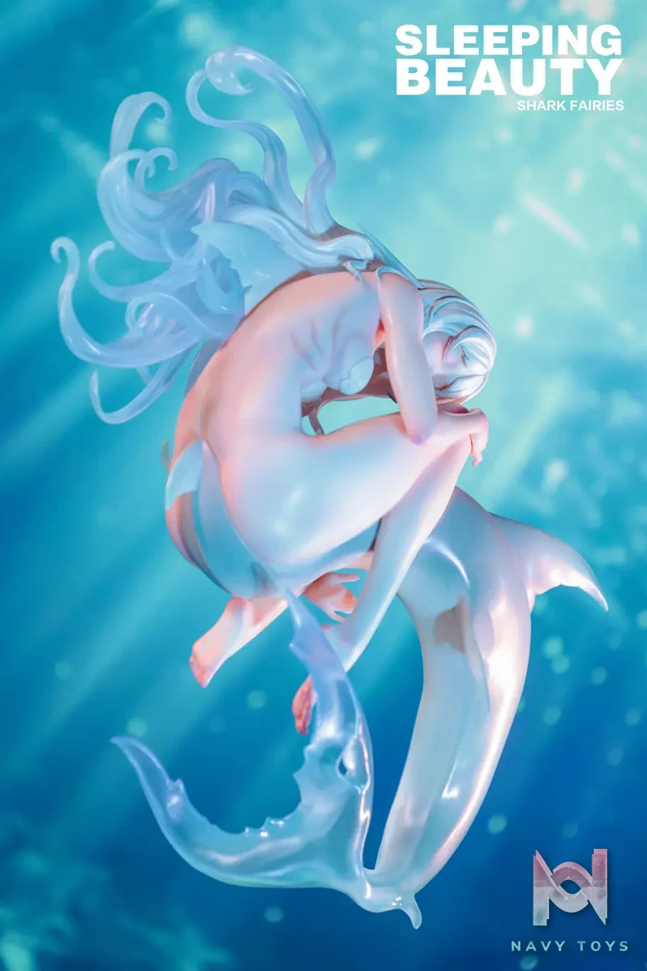 WeArtDoing Studio – Sleeping Beauty-Shark Fairies-Black Fin X Silver Fin (Licensed)