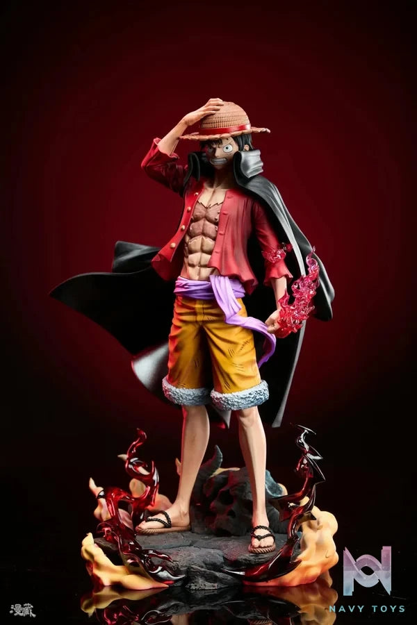 Man Zang Studio - One Piece Luffy Full Series 3 Onigashima Luffy resin statue Navy Toys anime figure