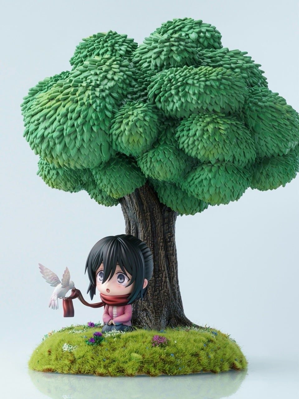 Mikasa Ackerman Chibi - Attack On Titan - AZ Studio resin statue AZ Studio anime figure