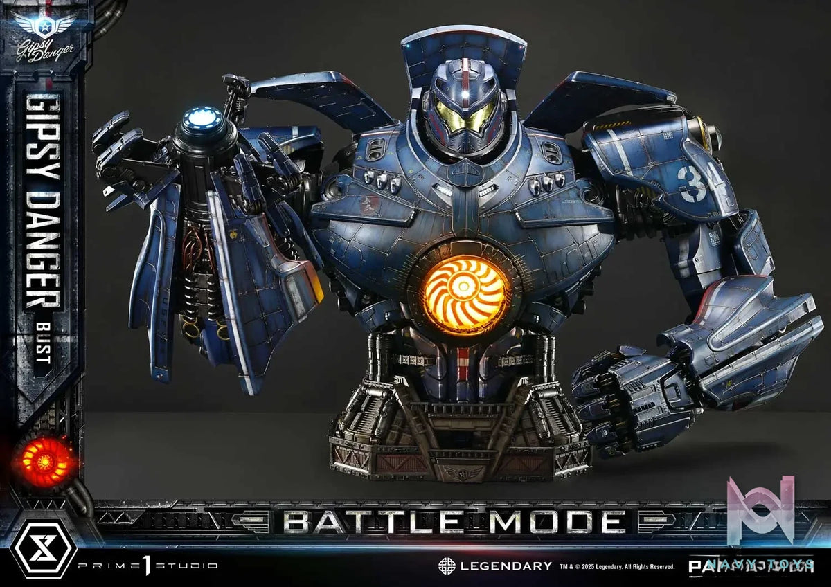 Prime 1 Studio – Life Size Bust Pacific Rim (Film) Gipsy Danger Battle Mode LSPACRIM-02 (Licensed)