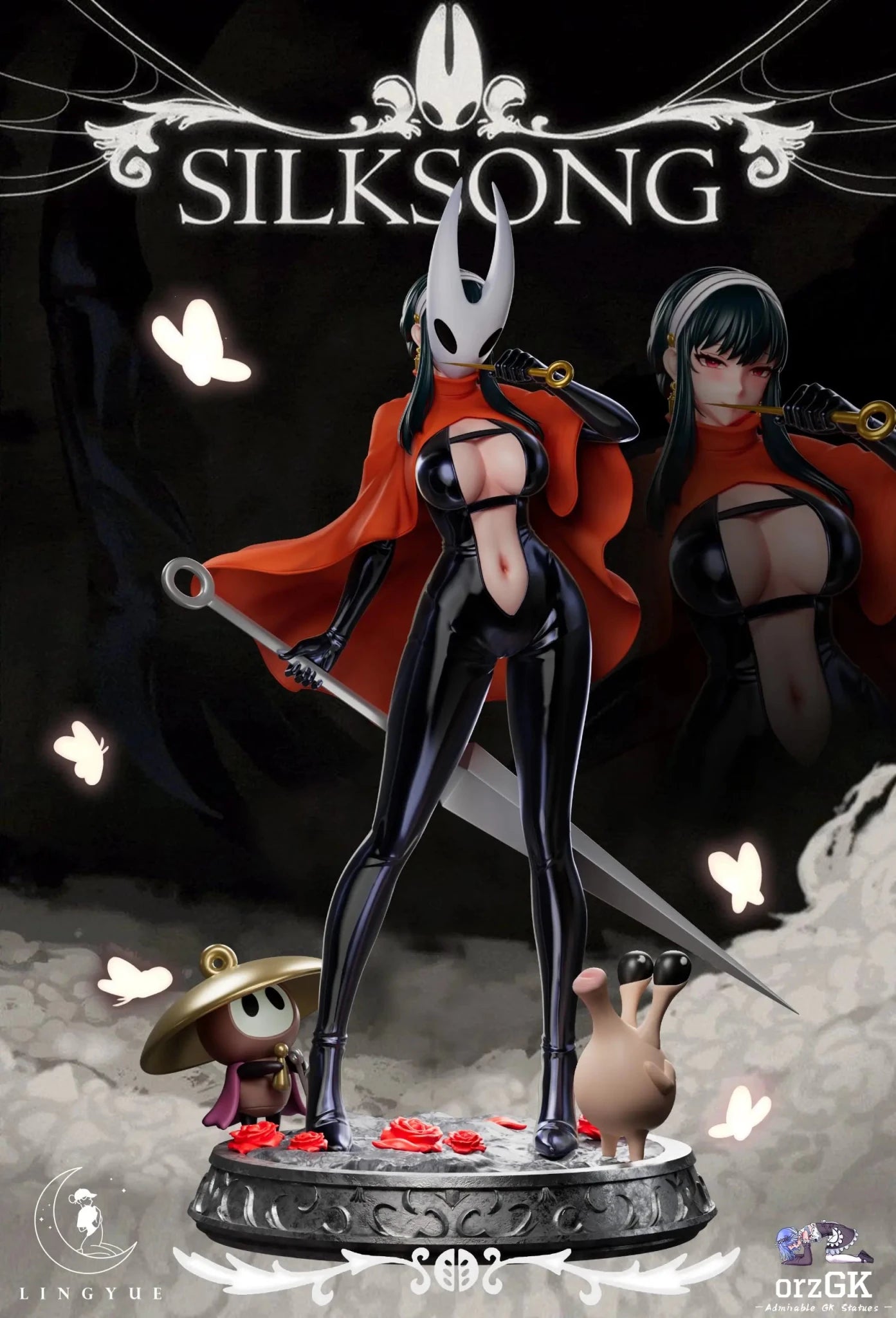 Ling Yue Studio - Yor Forger cos Silksong Hornet Spy x Family resin statue Navy Toys anime figure