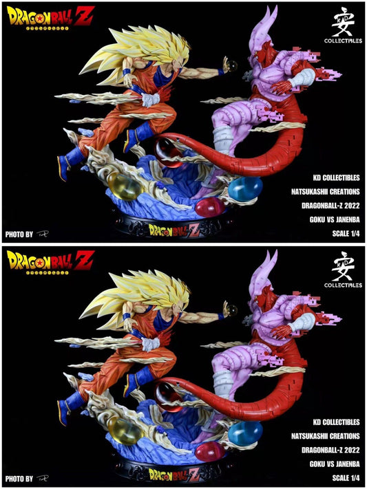 Goku SSJ3 vs Janemba - Dragon Ball - KD Collectibles resin statue kd collectibles anime figure