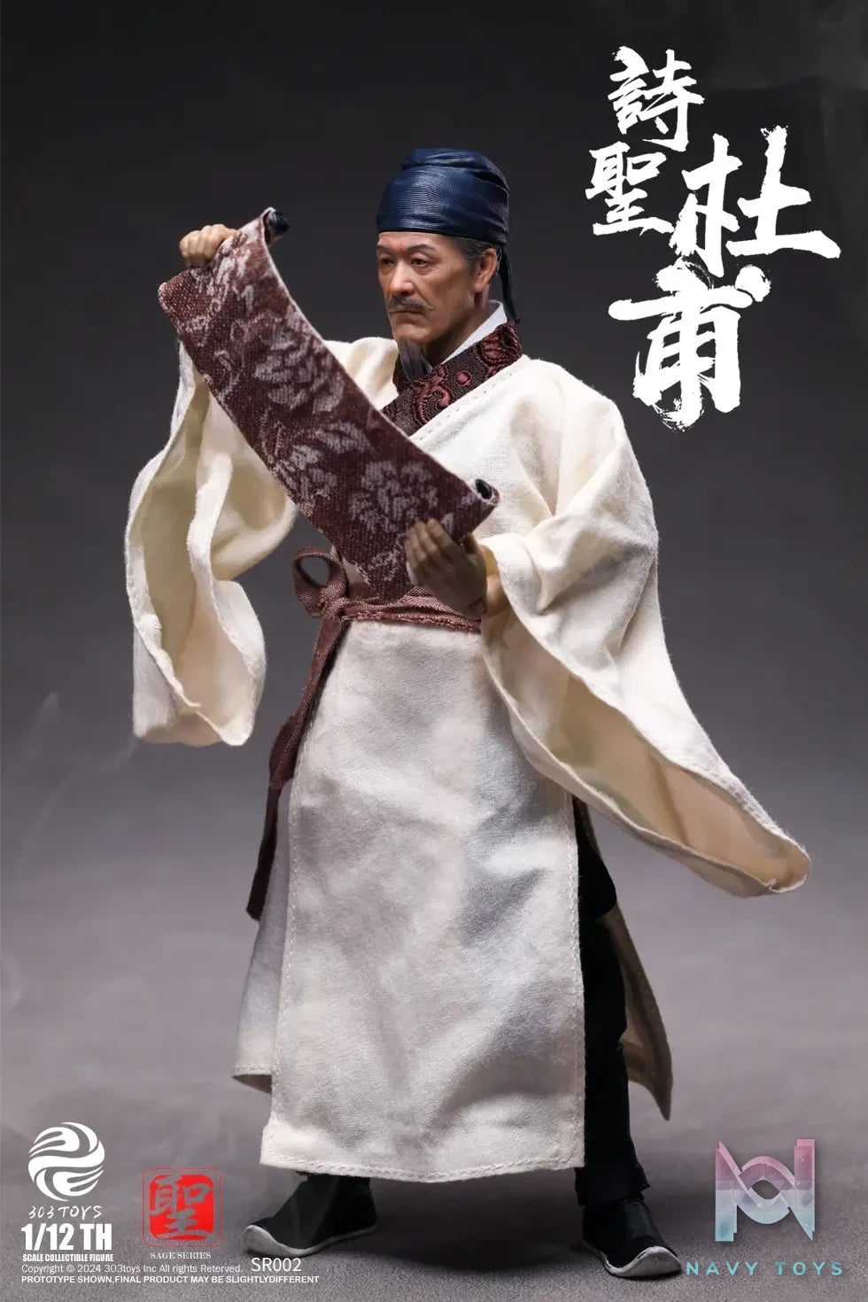 303TOYS Studio – 1/12 Sage Series DU FU The Poet Sage SR002