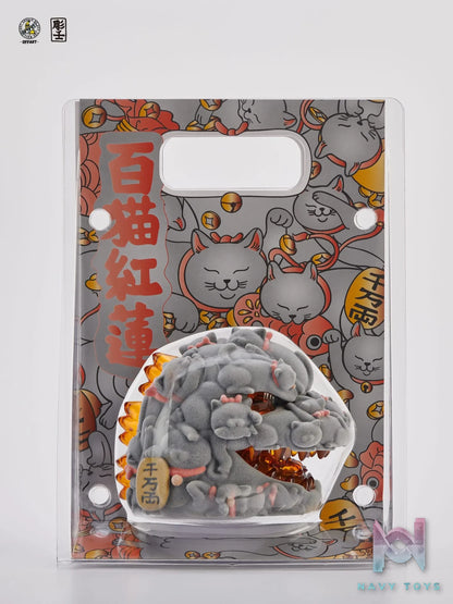 OFFART & A Ren – Flame Hundred Cats Mini – Flocked Version (Licensed)