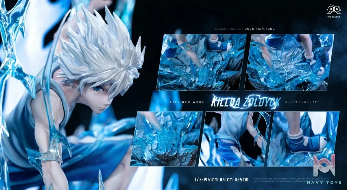 PG Studio - Hunter x Hunter Killua 4.0 resin statue Navy Toys anime figure