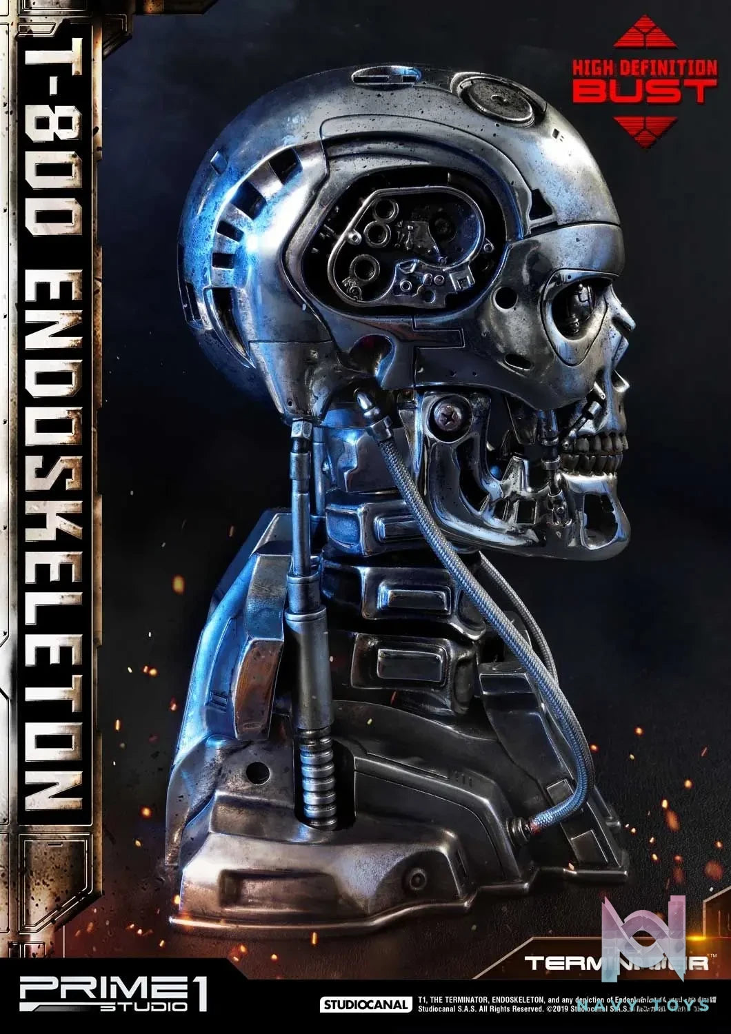 Prime 1 Studio – High Definition Bust The Terminator (Film) T-800 Endoskeleton Head HDBT1-01 (Licensed)