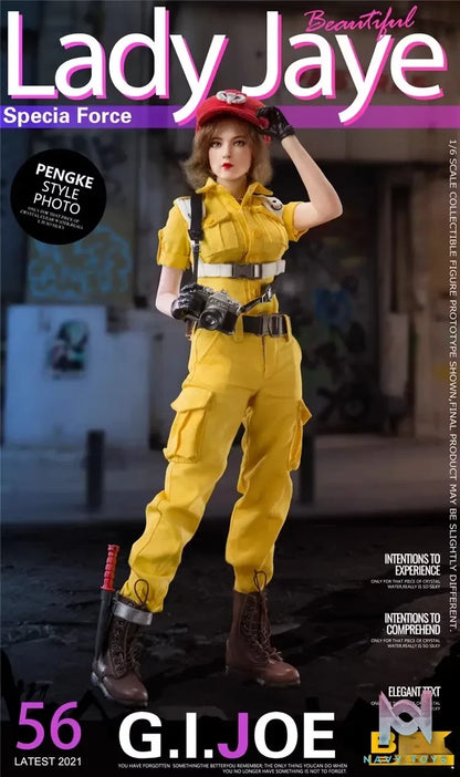 BBK Studio – Original 1/6 BBK012 GIJOE Jay Female Soldier Action Figure