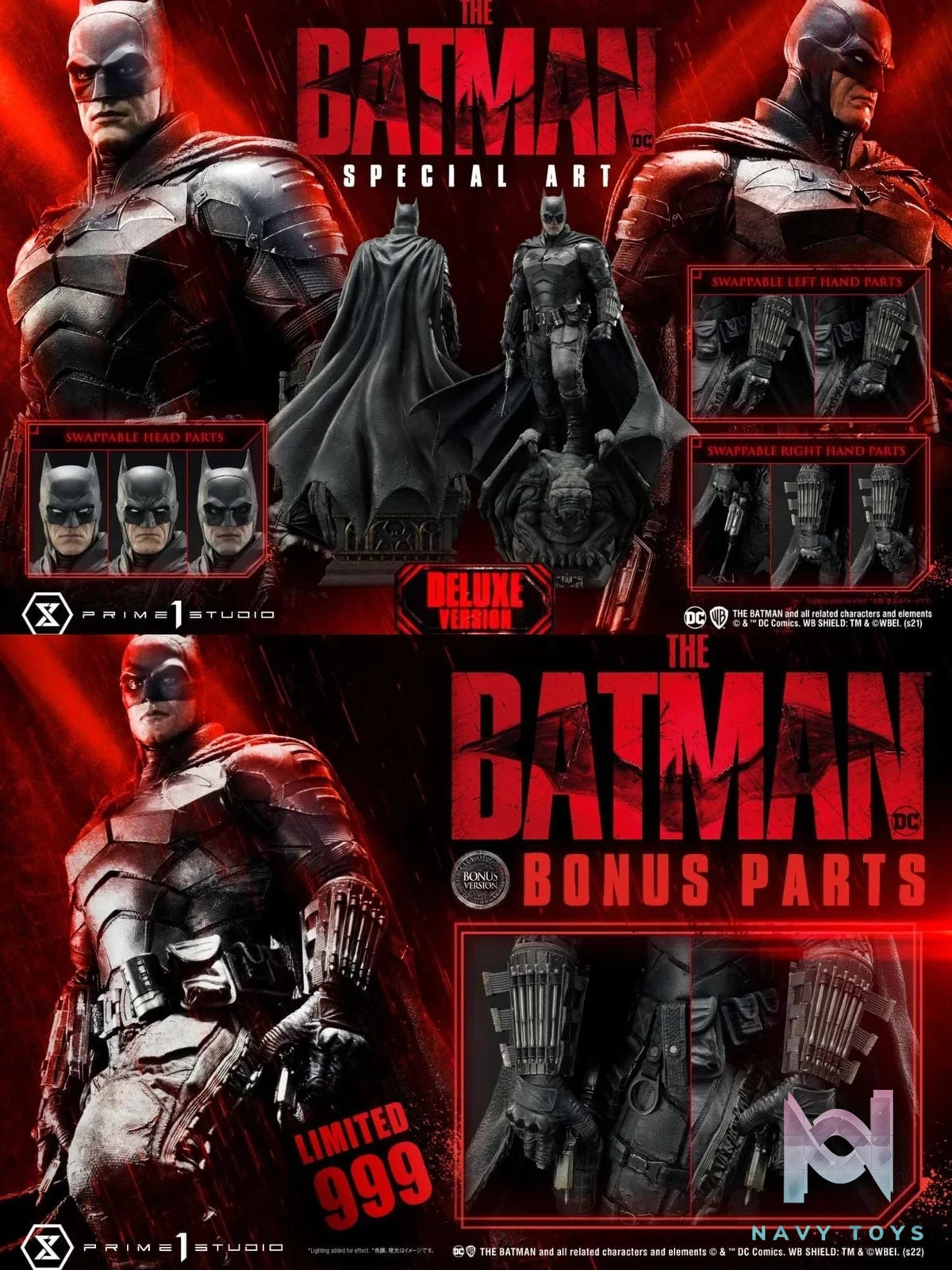 The Batman - Prime 1 Studio (MMTBM - 01DX) resin statue Prime 1 Studio anime figure