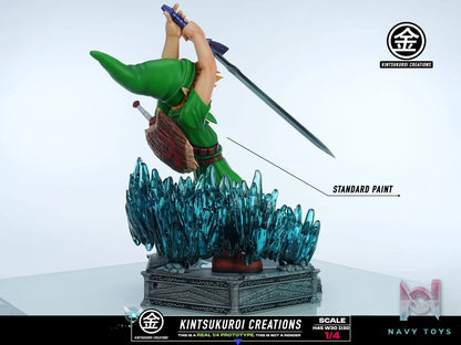KINTSUKUROI CREATIONS Studio – The Legend of Zelda YOUNG LINK PULLING MASTER SWORD