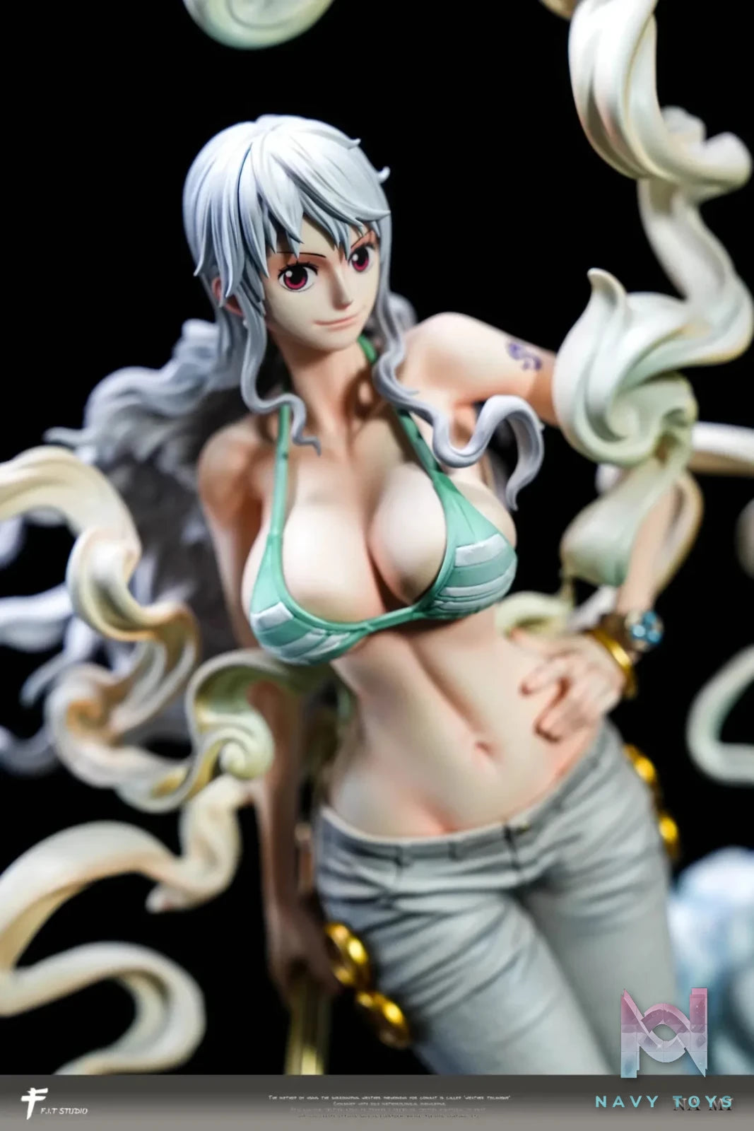 F.I.T Studio - One Piece Nika Form Nami resin statue Navy Toys anime figure