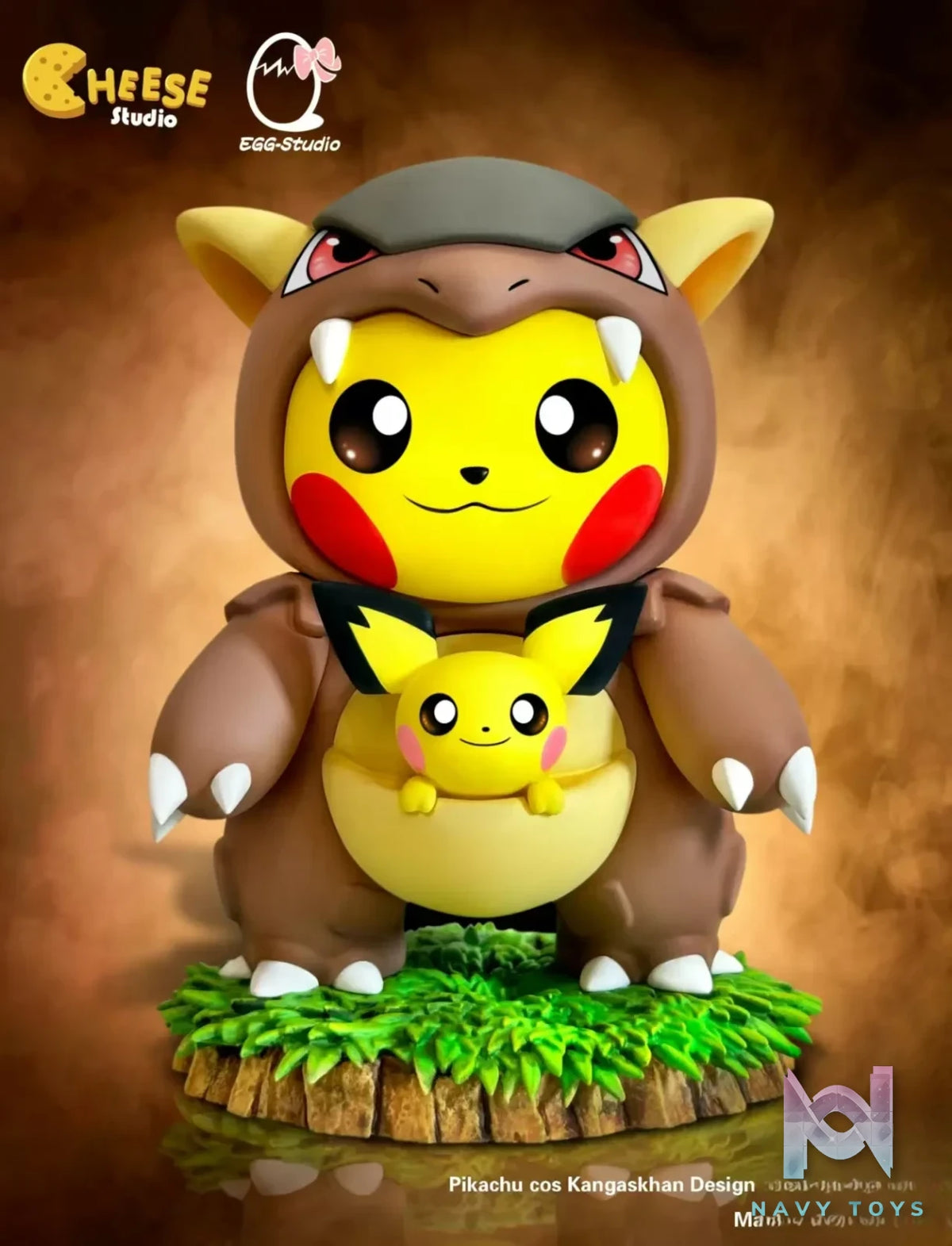 CHEESE Studio & EGG Studio – Pokémon Pikachu COS Kangaskhan