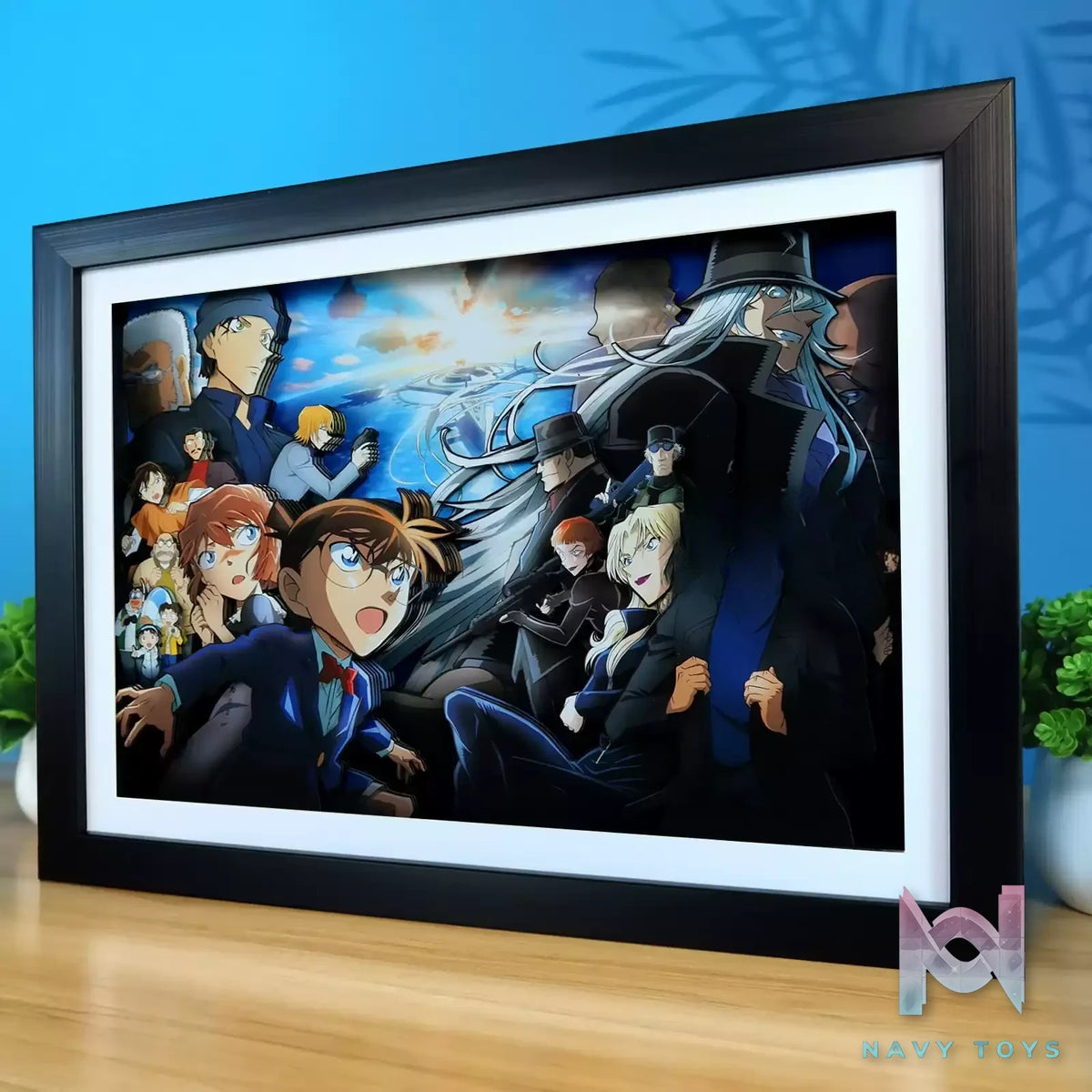 KALA HOME Studio – Detective Conan Multiple Characters #06 3D Decorative Painting Detective Conan
