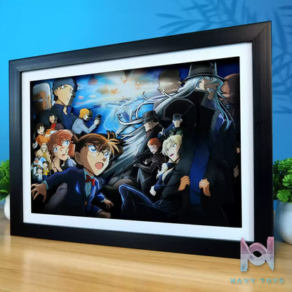 KALA HOME Studio – Detective Conan Multiple Characters #06 3D Decorative Painting Detective Conan