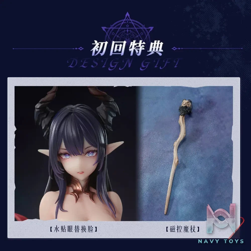 Animester Studio – The Witch of Desire Liliana Magnetic Control Light Effect Tracking Eye Water Sticky Eye Replacement Face 1/6 Figures (Licensed)