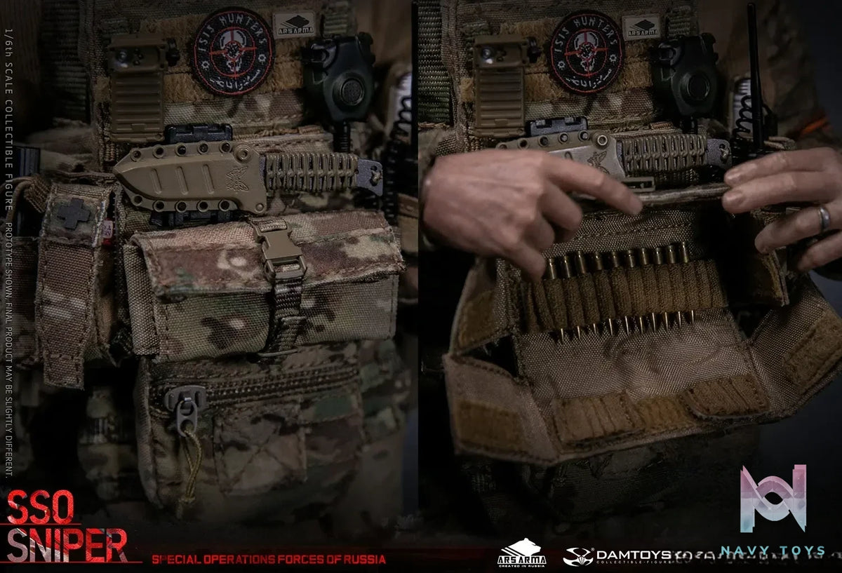 DAMTOYS – 1/6 Scale Russian Federation SSO Special Forces Sniper Item No. 78108 (Licensed)