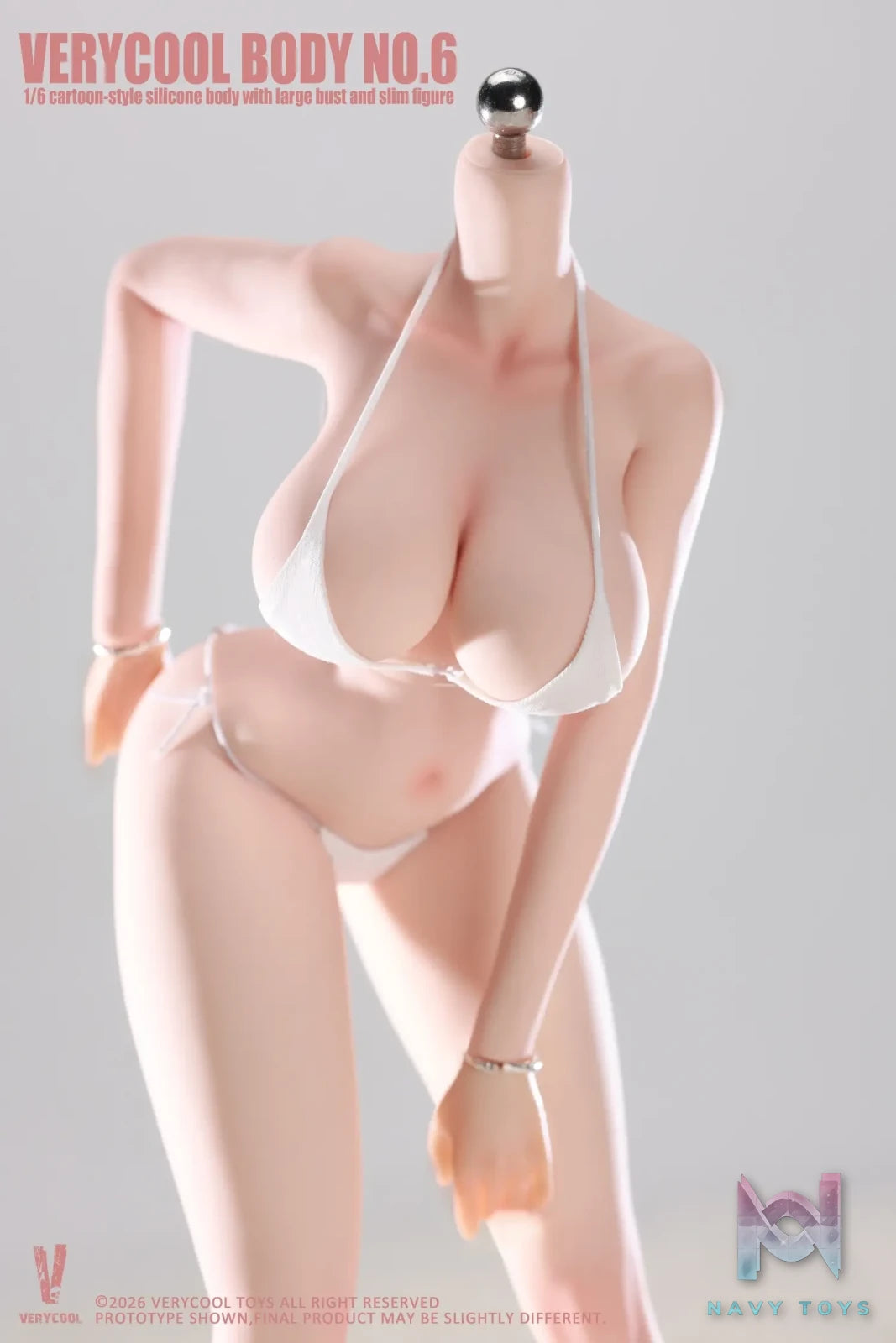 VERYCOOL – Body No.6 1/6 Platinum Silicone Female Body VCD-06 (Licensed)