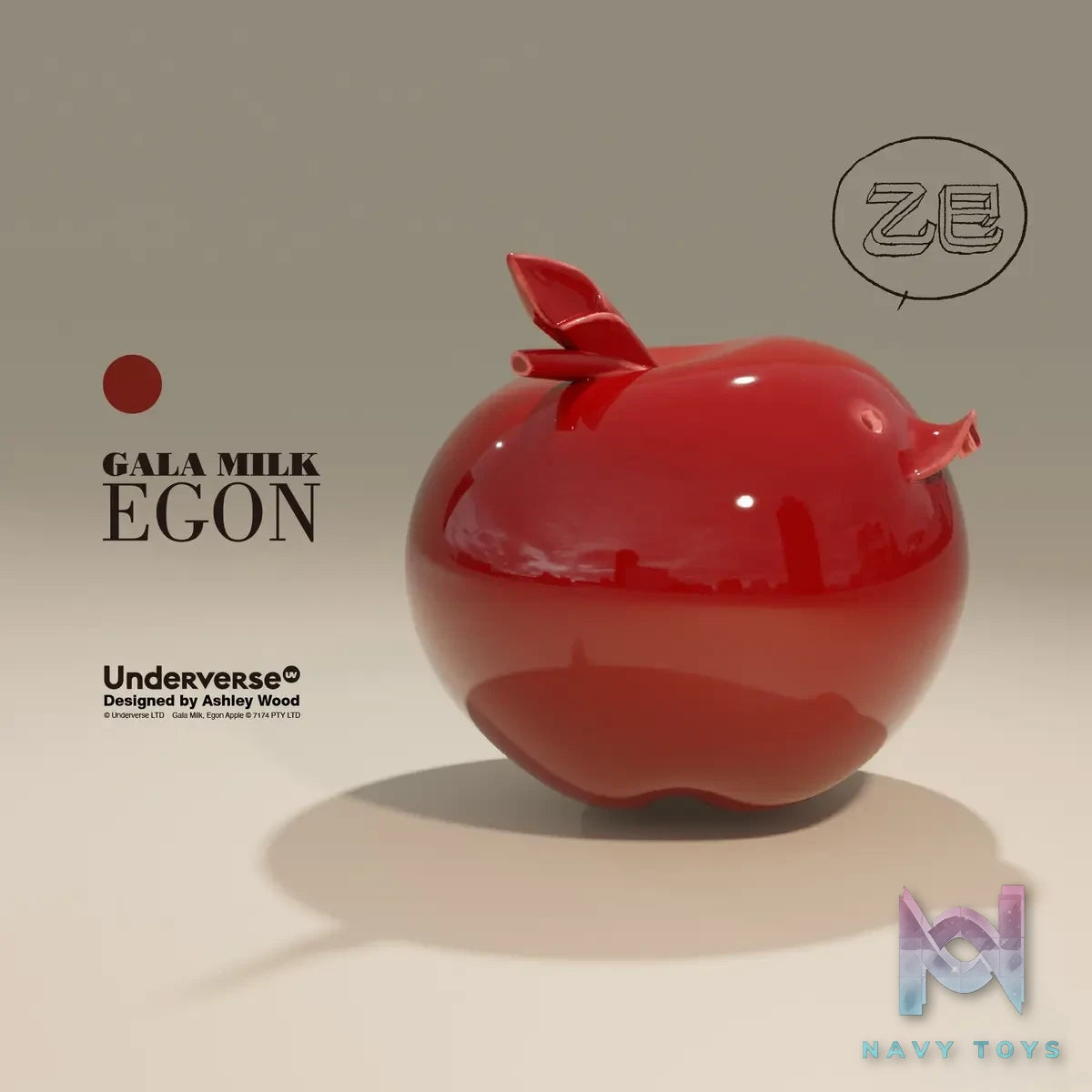 UNDERVERSE – Original GALA MILK EDITH APPLE and GALA MILK EGON APPLE (Licensed)