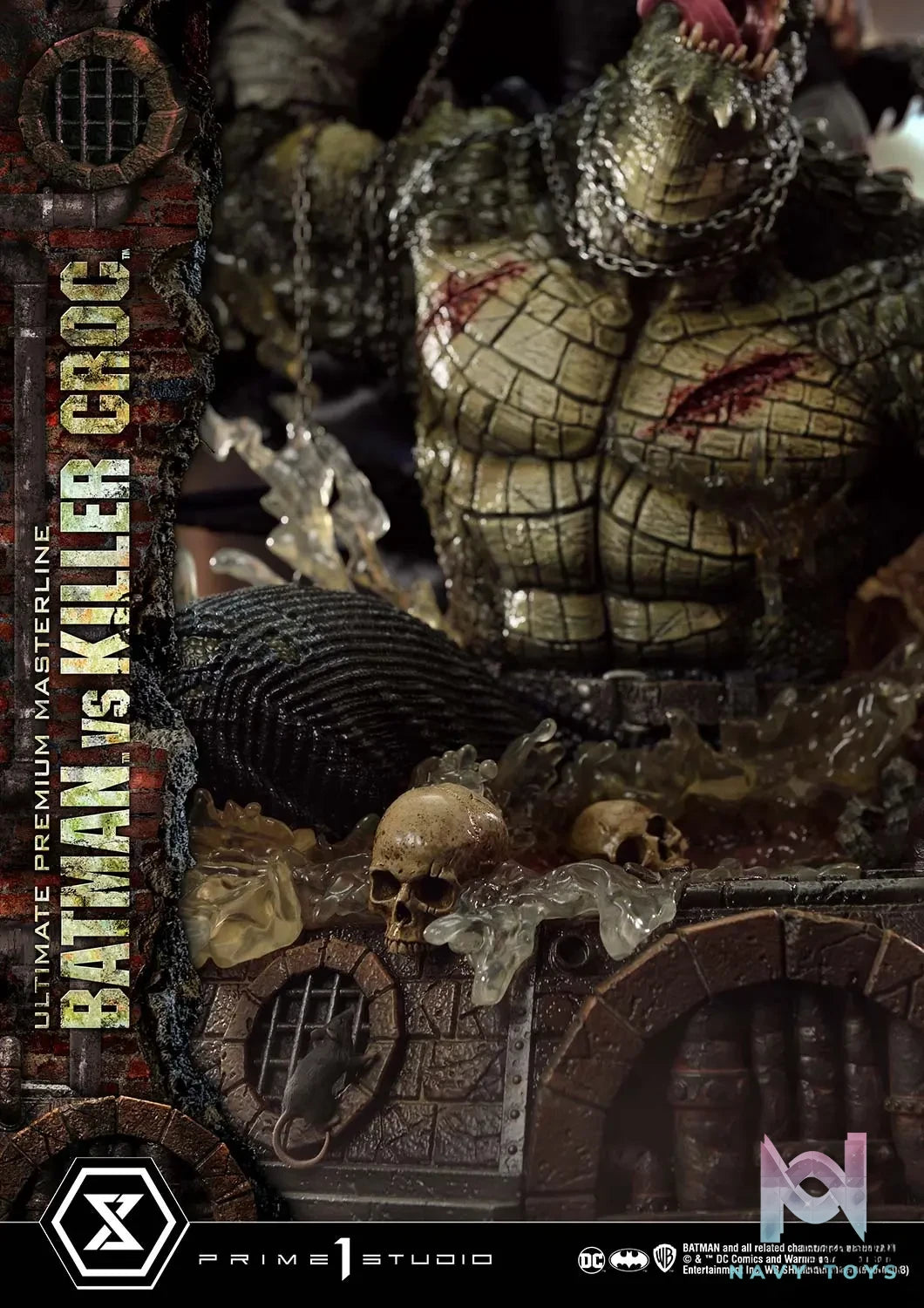 Prime 1 Studio – Ultimate Premium Masterline Batman (Comics) Batman Versus Killer Croc UPMDC-07 UPMDC-07DX UPMDC-07DXS (Licensed)