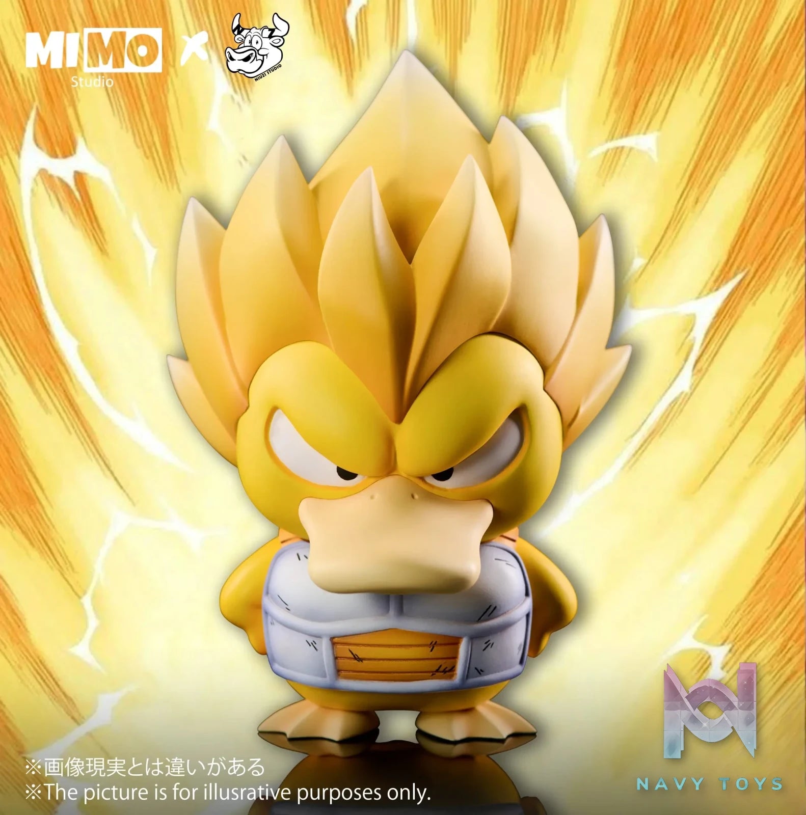 Mimo Studio & NIUZI Studio – Pokémon Vegeta Psyduck