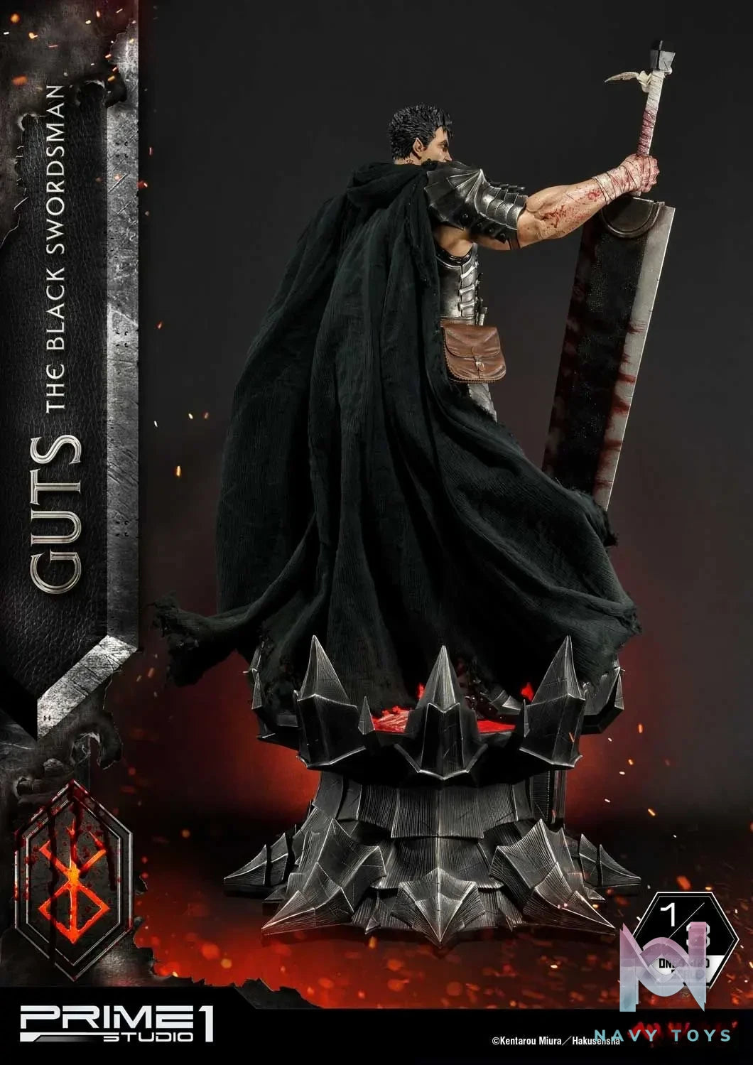 Prime 1 Studio – Museum Masterline Berserk Guts The Black Swordsman MMBR-01 MMBR-01DX (Licensed)