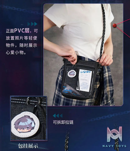 Paper Presented – Love and Deepspace Restricted Zone Series Denim Crossbody Bag (Licensed)