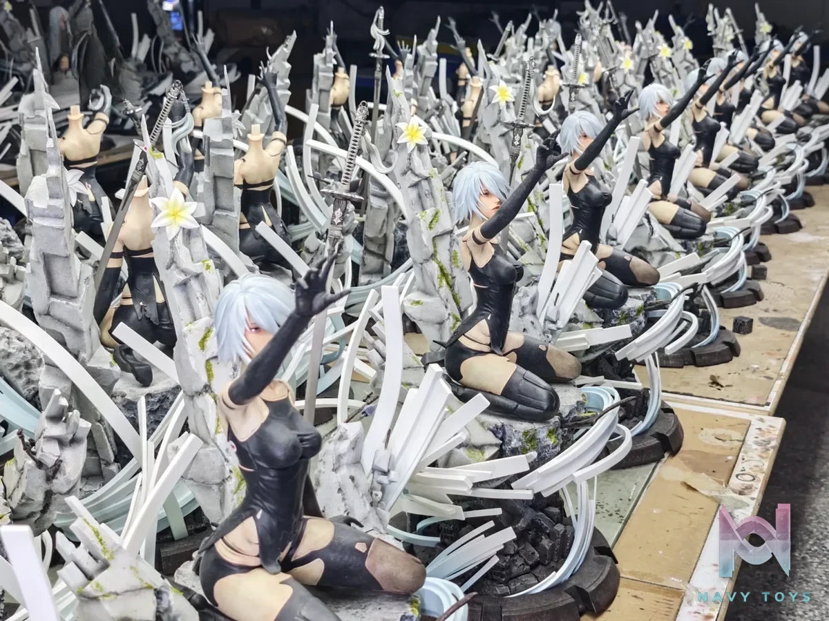 YorHa Studio - NieR:Automata YorHa Observation Report Council of Humanity Chapter 1 Ending C A2 resin statue Navy Toys anime figure