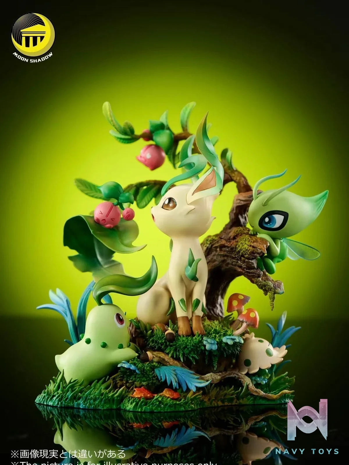 Leafeon Group - Pokemon - Moon Shadow Studio resin statue Moon Shadow Studio anime figure