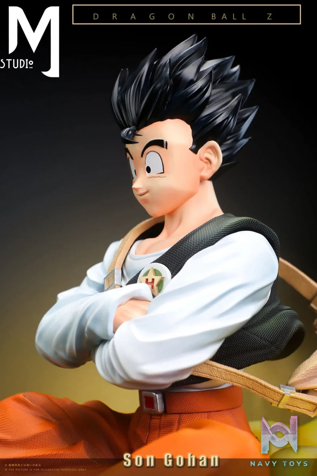 Student Gohan resin statue MJ Studio anime figure