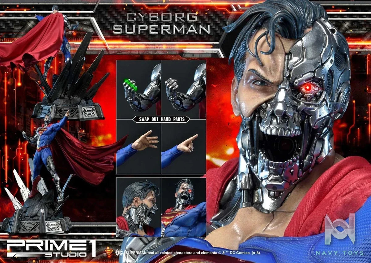 Cyborg Superman - Superman - Prime 1 Studio (MMDC - 32) resin statue Prime 1 Studio anime figure