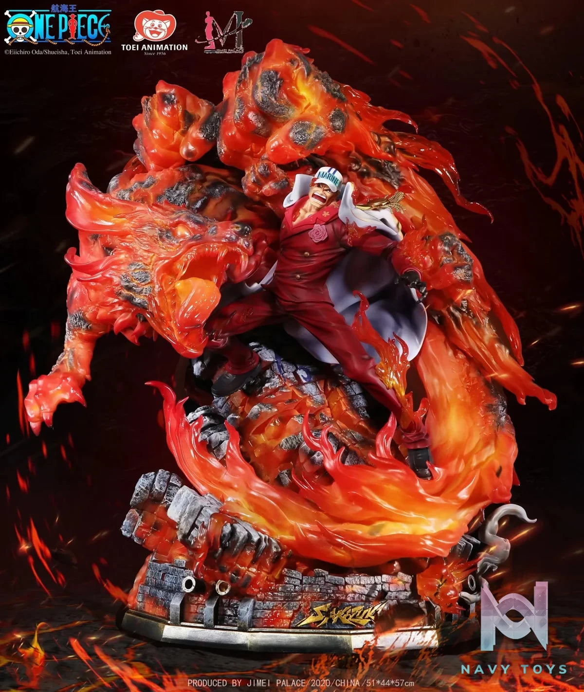 Akainu - One Piece - Jimei Palace resin statue Jimei Palace Studio anime figure