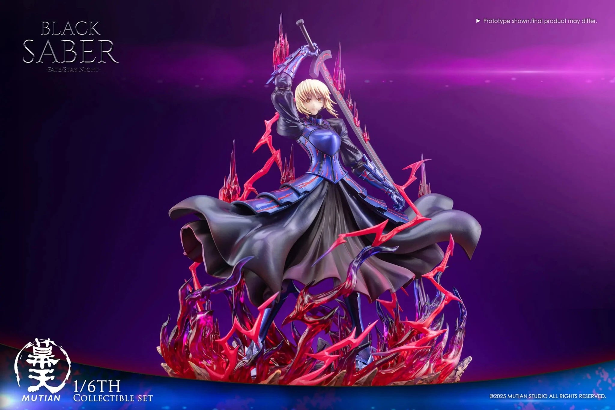 Mu Tian Studio - Fate/stay night Heaven's Feel Saber Alter resin statue Navy Toys anime figure