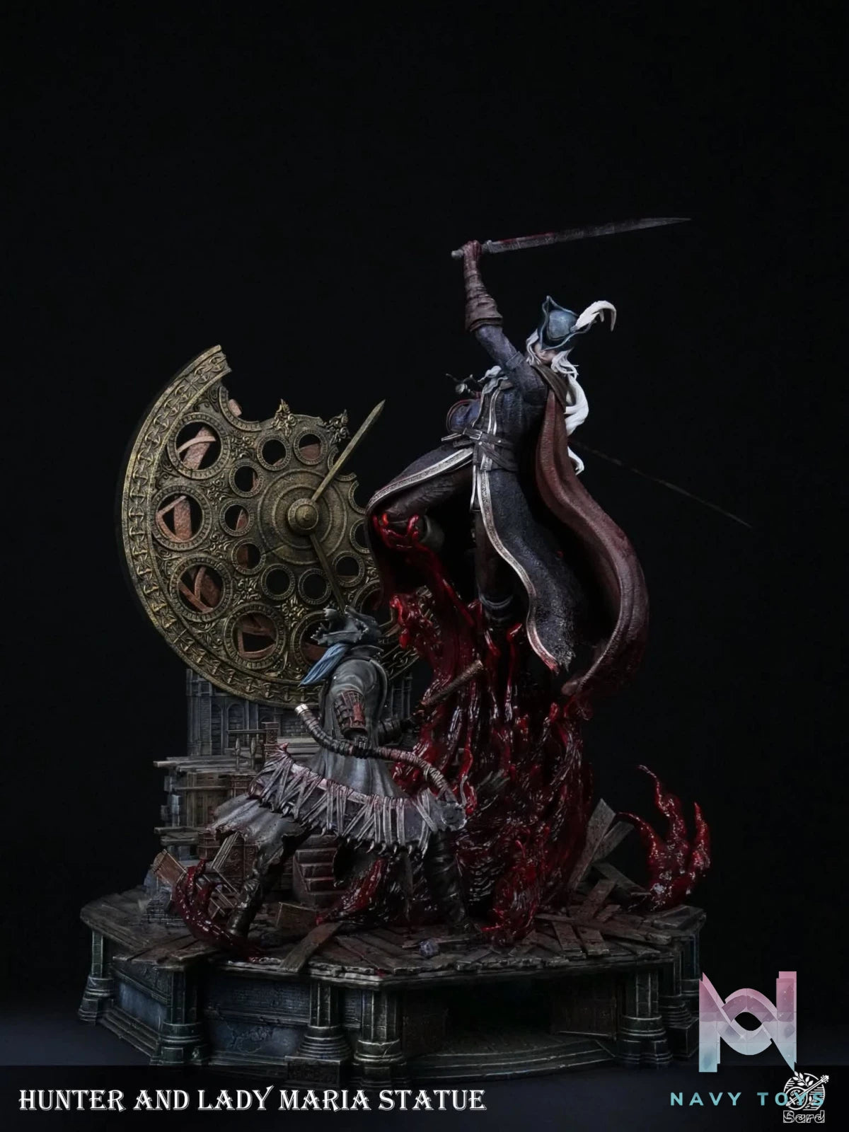 Lady Maria vs Hunter resin statue Bard studio anime figure