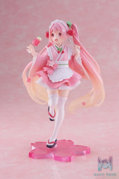 Taito – Piapro Characters – Hatsune Miku – Coreful Figure – Sakura, Wafuu Kissa ver. (Licensed)