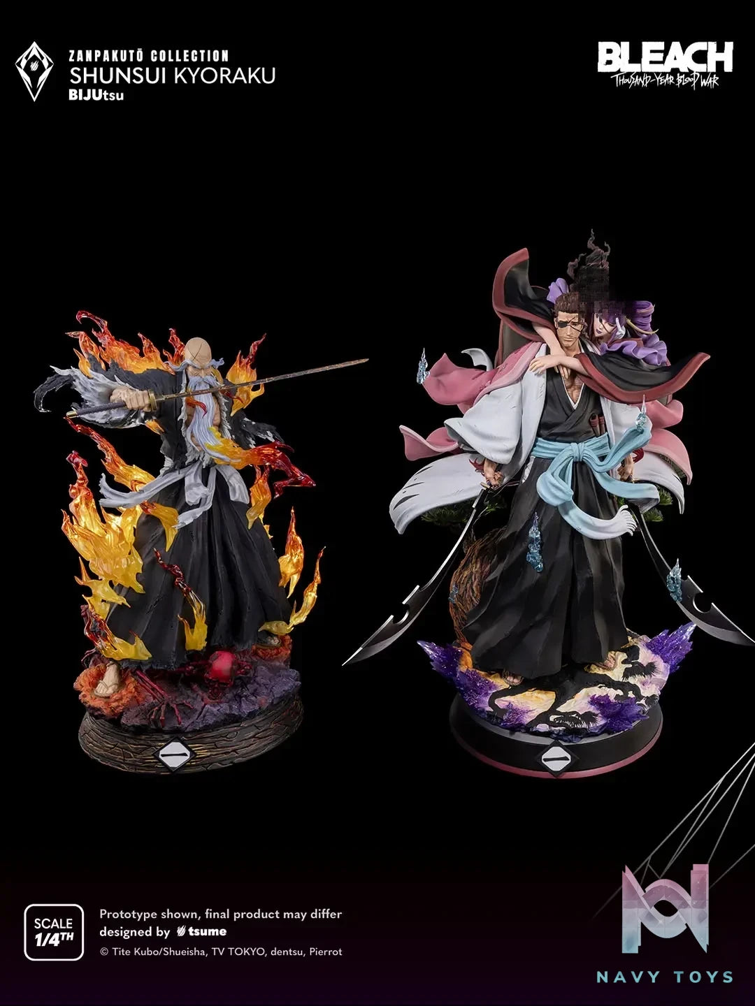 Tsume Studio – Bleach : Shunsui Kyoraku 1/4 Statue (Licensed)