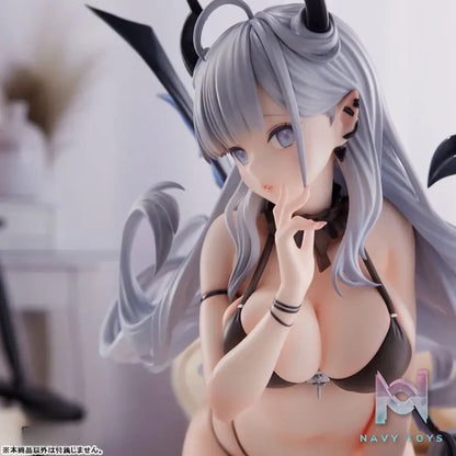 Union Creative – Nekojira Illustration “Tea-chan” Complete Figure (Licensed)